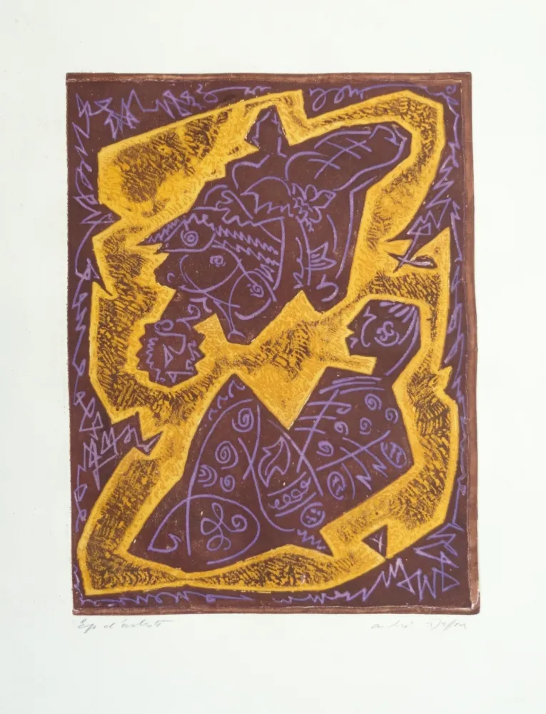 Aguafuerte Masson - Les Hain-Teny