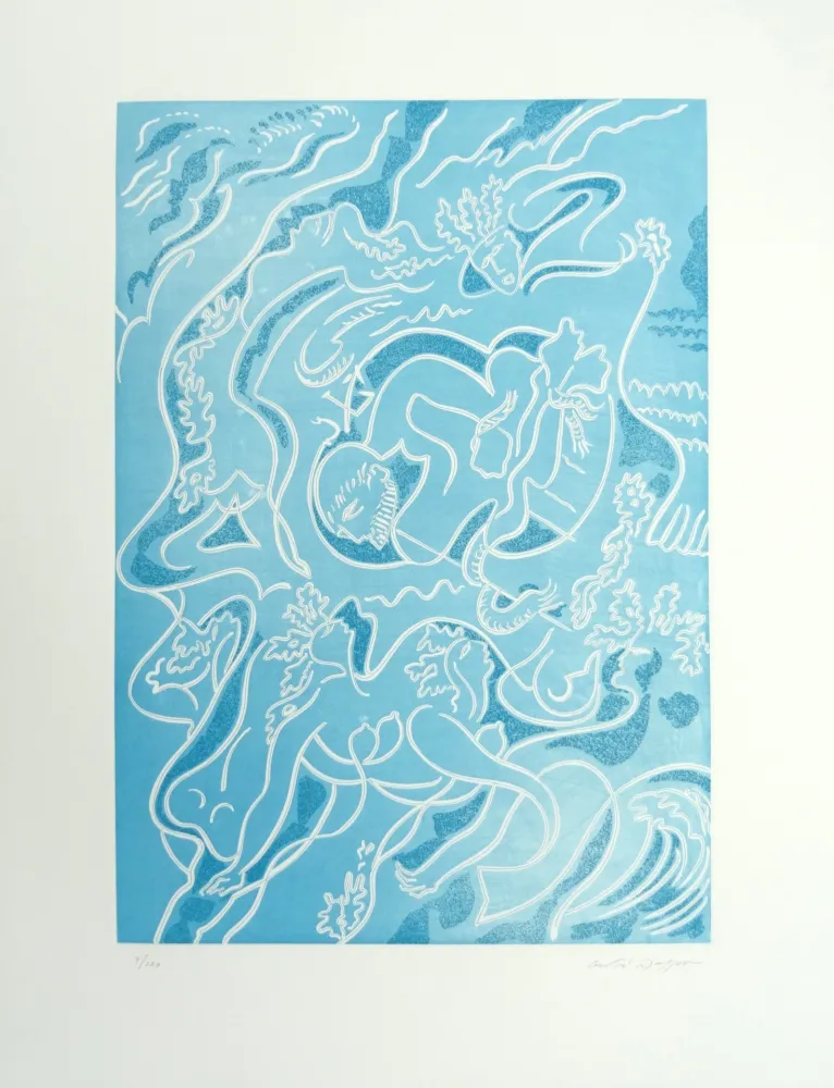 Aguafuerte Masson - Les Sirènes 