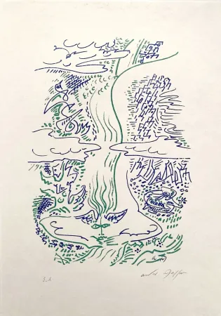 Litografía Masson - Maria tu sais