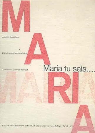 Libro Ilustrado Masson - Maria, tu sais