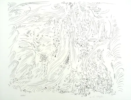 Litografía Masson - Naïades