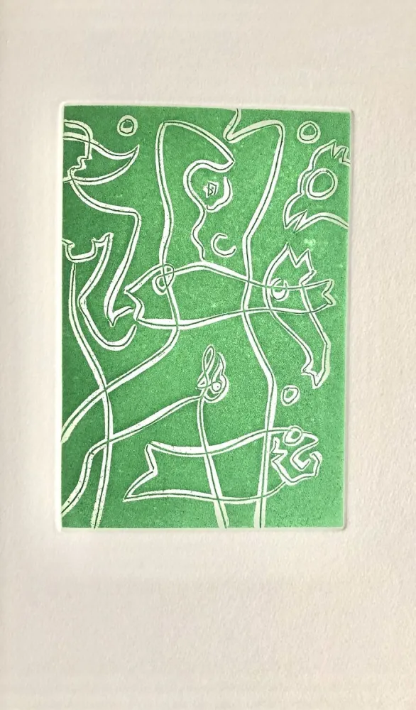 Aguafuerte Y Aguatinta Masson - Ô mésange, ô peut-être