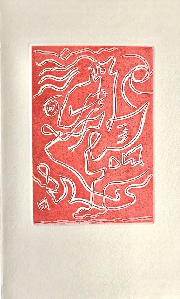 Aguafuerte Y Aguatinta Masson - Ô mésange, ô peut-être