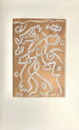 Aguafuerte Y Aguatinta Masson - Ô mésange, ô peut-être