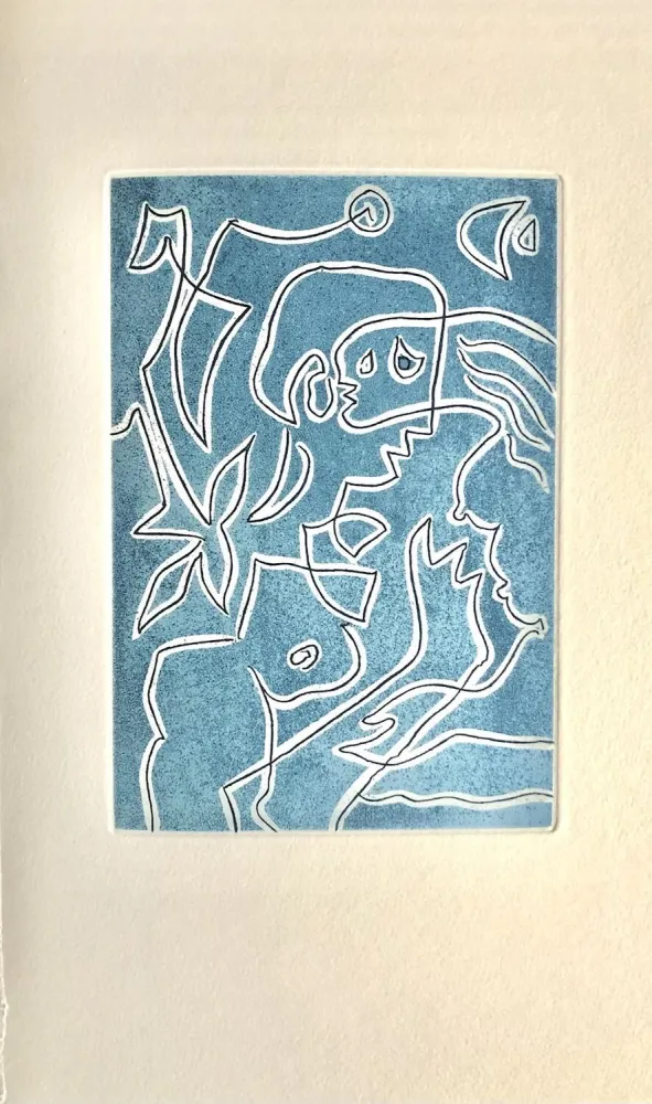 Aguafuerte Y Aguatinta Masson - Ô mésange, ô peut-être