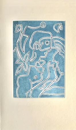 Aguafuerte Y Aguatinta Masson - Ô mésange, ô peut-être