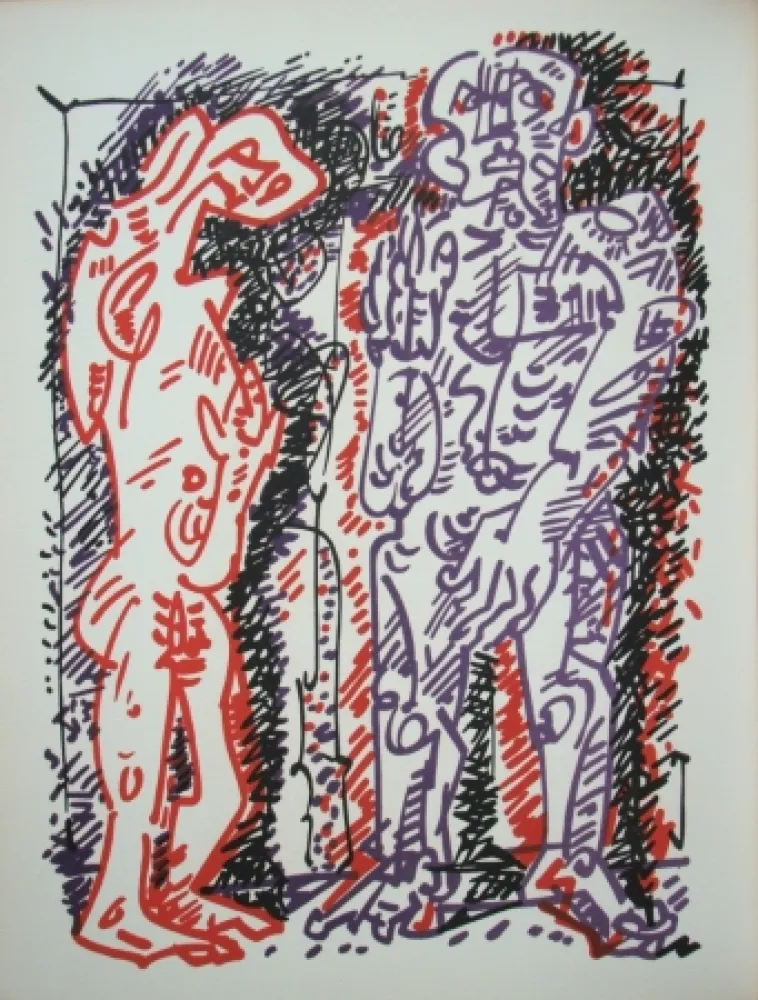 Litografía Masson - Oaristys