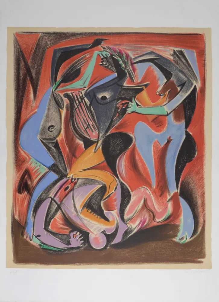 Litografía Masson - Orphée