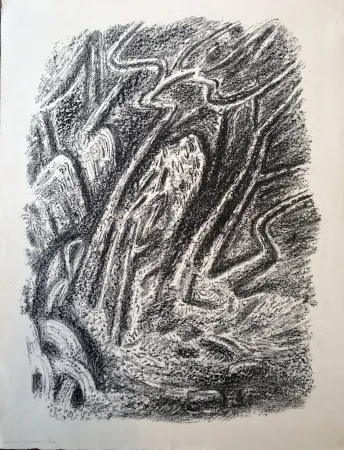 Litografía Masson - Paysage au Cascatelles