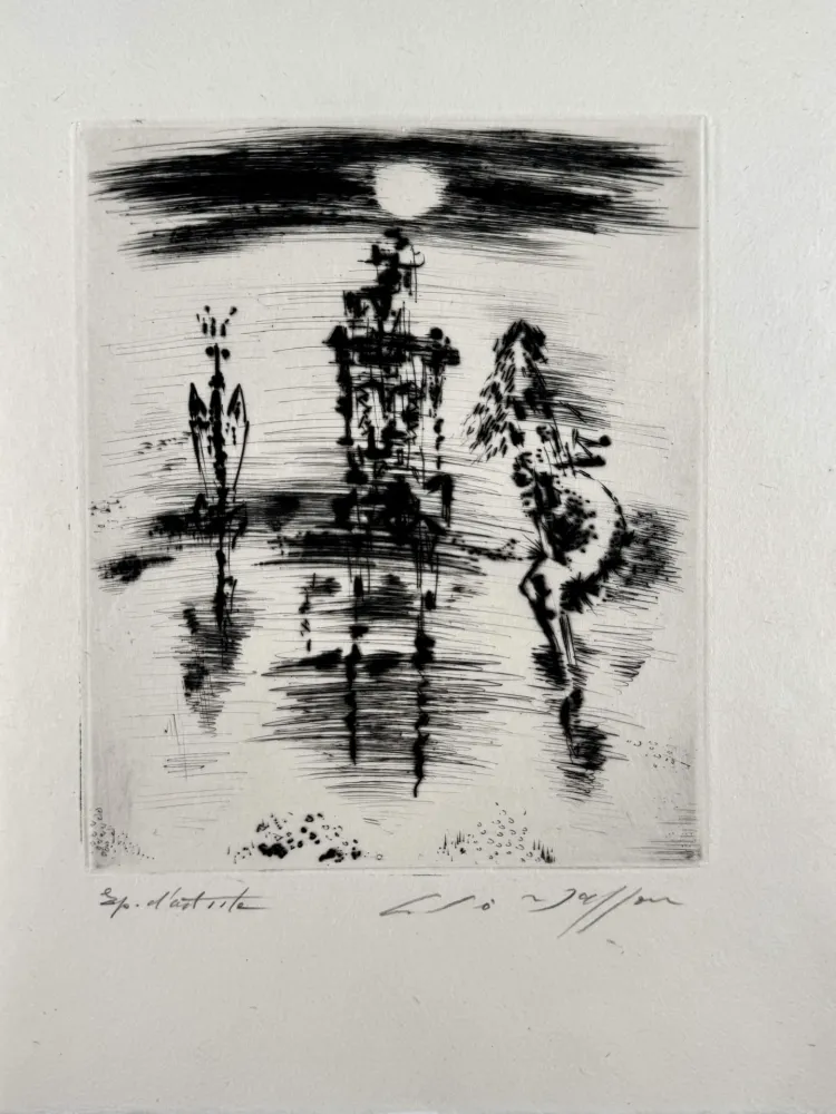 Aguafuerte Y Aguatinta Masson - Pour Saint-Pol Roux 