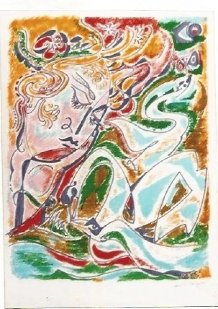 Litografía Masson - San titre