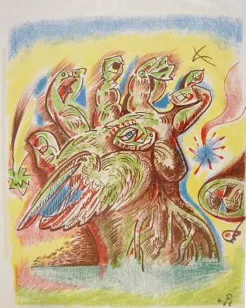 Litografía Masson - Sans titre