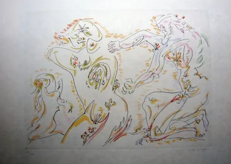 Aguafuerte Y Aguatinta Masson - Sans titre