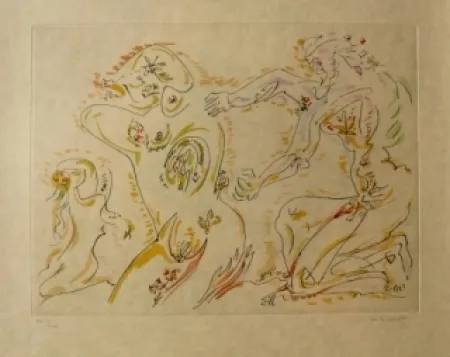 Aguafuerte Y Aguatinta Masson - Sans titre