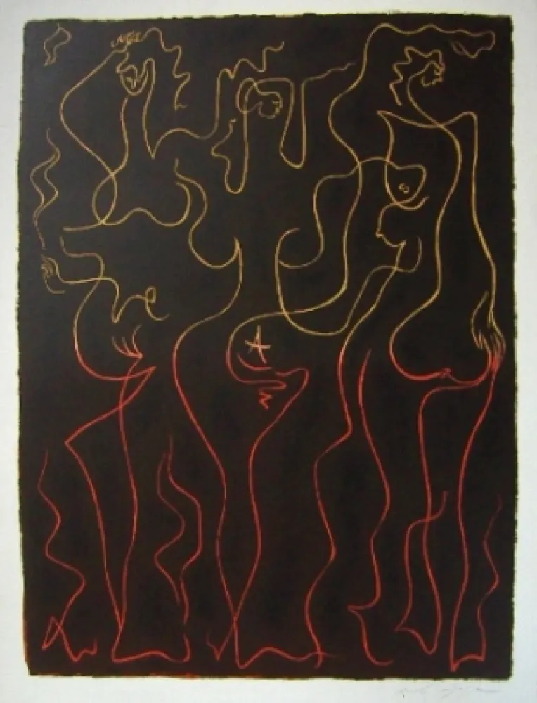 Litografía Masson - Sans titre