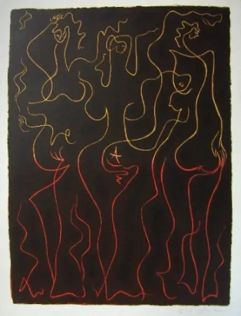 Litografía Masson - Sans titre