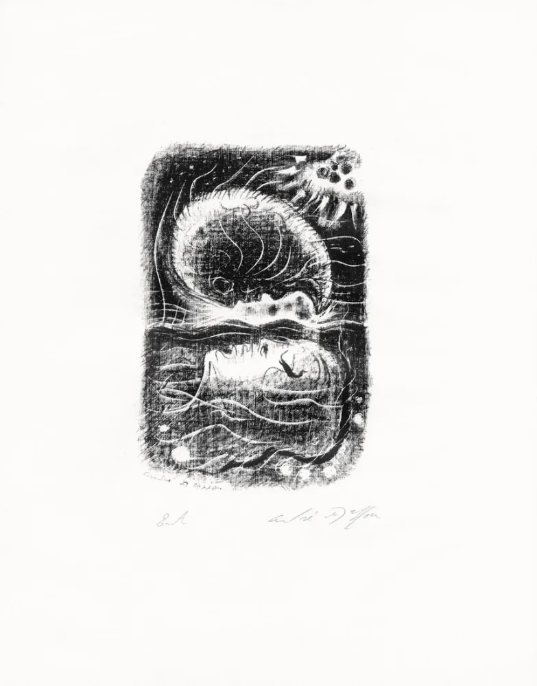 Litografía Masson - Terre sur Terre