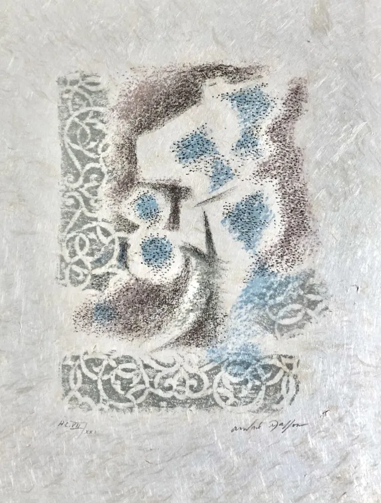 Litografía Masson - Une étoile de craie