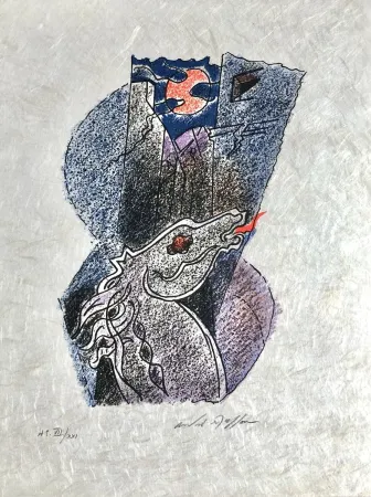 Litografía Masson - Une étoile de craie