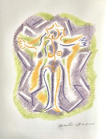 Litografía Masson - Une étoile de craie