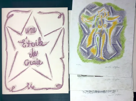 Libro Ilustrado Masson - UNE ÉTOILE DE CRAIE. Seize lithographies originales signées d'André Masson