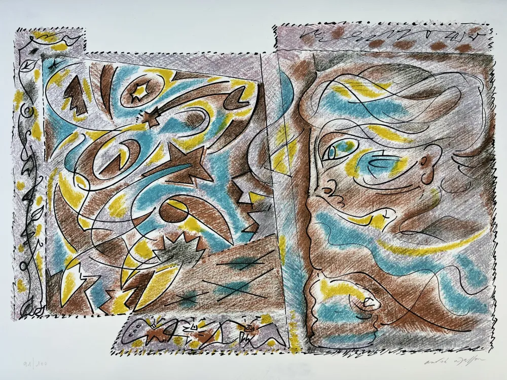 Litografía Masson - Untitled