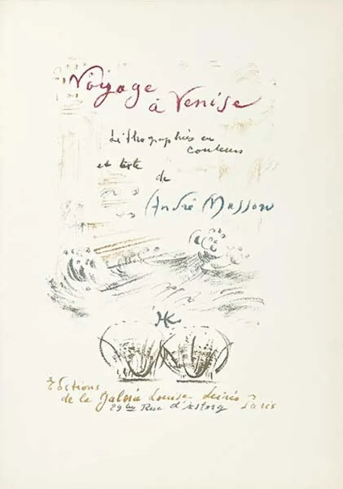Libro Ilustrado Masson - Voyage à Venise