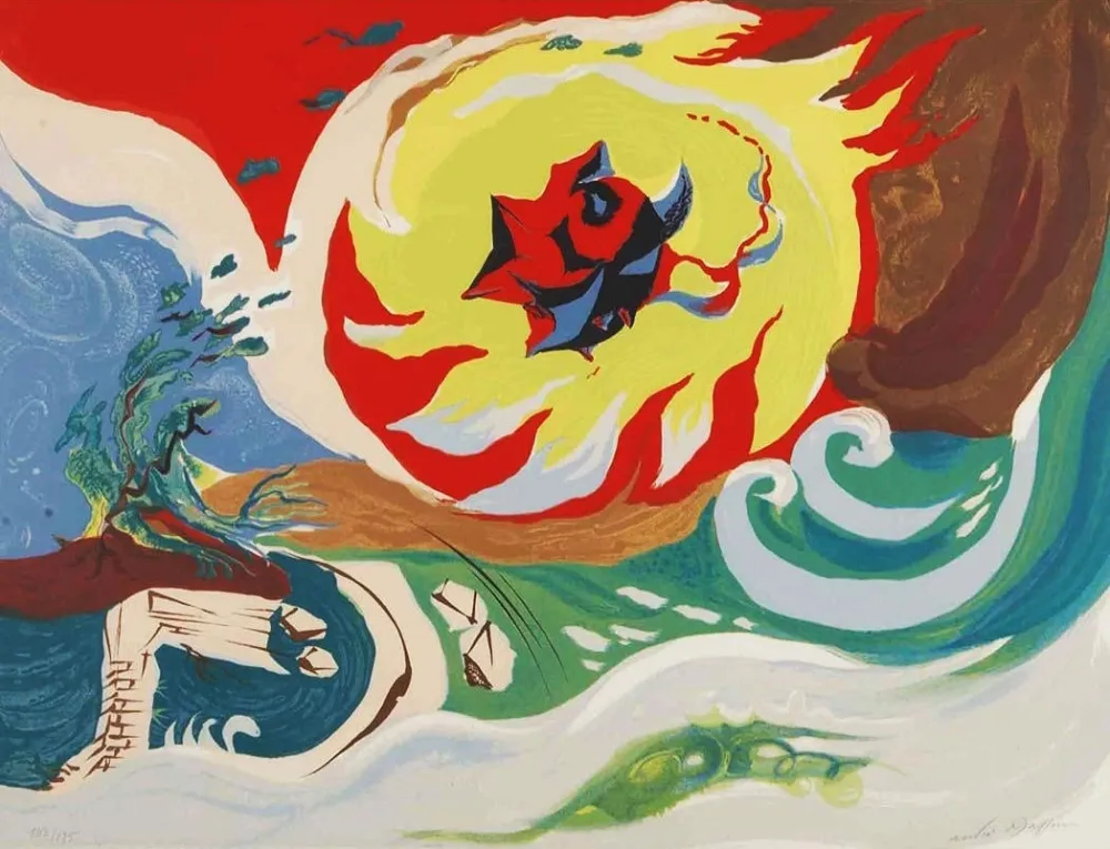 Litografía Masson - WAVE OF THE FUTURE