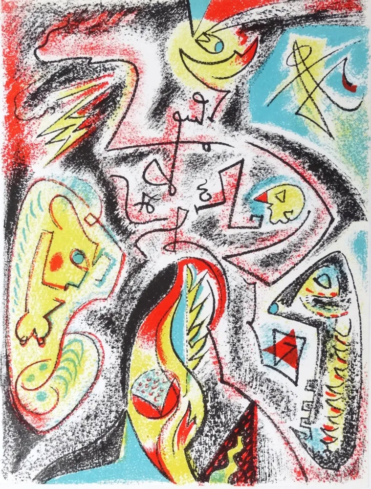 Litografía Masson - XXe siècle