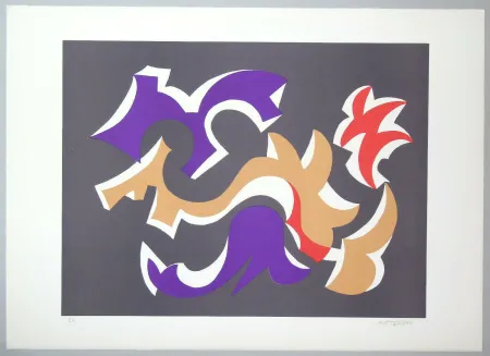 Litografía Mastroianni  - Composizione