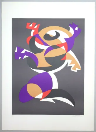 Litografía Mastroianni  - Composizione