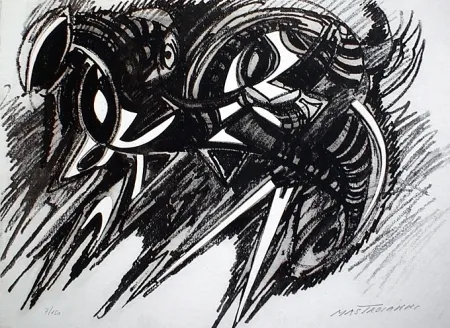 Aguafuerte Y Aguatinta Mastroianni  - Senza titolo