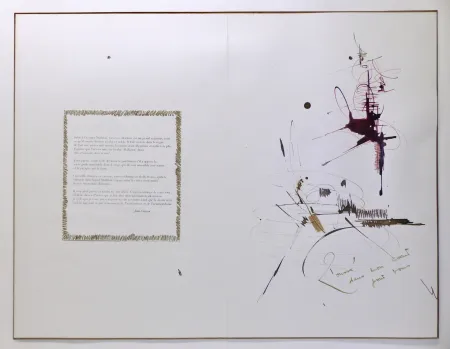 Sin Técnico Mathieu - Composition pour Jean Cocteau, 1er mai 1960. Dessin