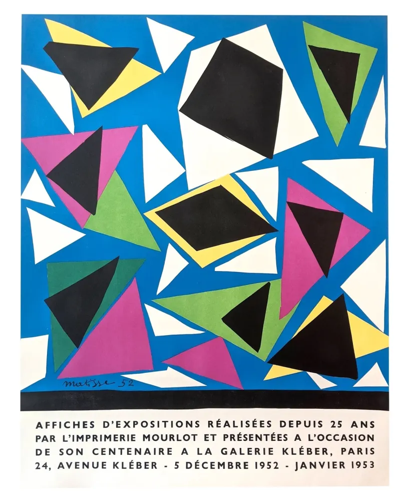 Litografía Matisse - Affiches d'expositions pour le centenaire Mourlot