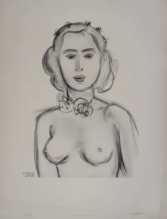 Litografía Matisse (After) - Buste de femme n° 1, 1959