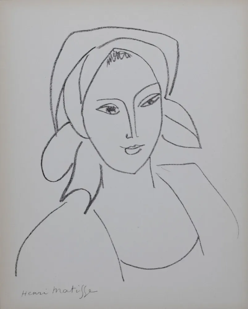 Litografía Matisse (After) - Catherinette