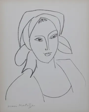 Litografía Matisse (After) - Catherinette