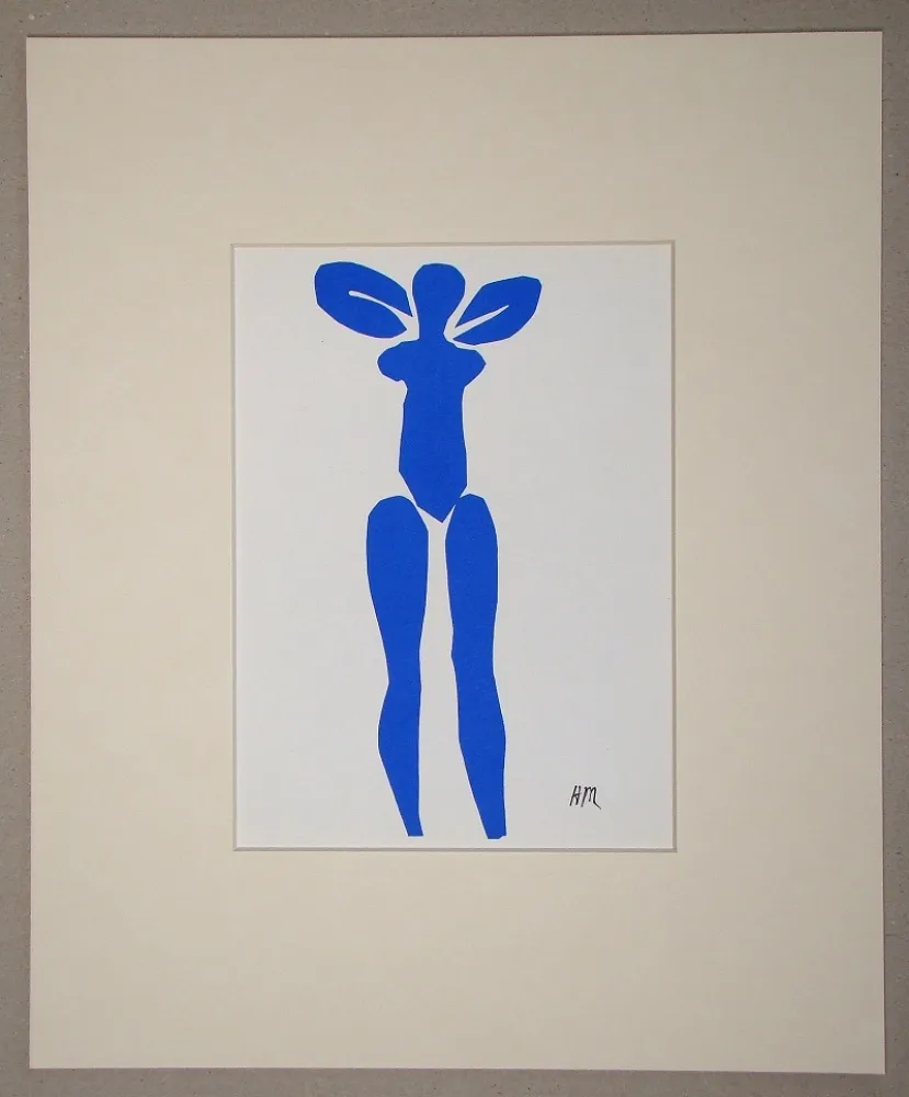 Litografía Matisse (After) - Nu bleu debout - 1952