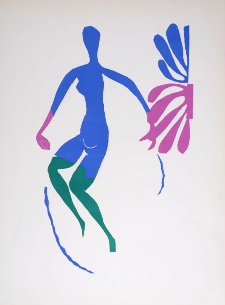 Litografía Matisse (After) - Nu Bleu III, 1958