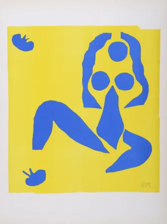 Litografía Matisse (After) - Nu Bleu La Grenouille, 1958