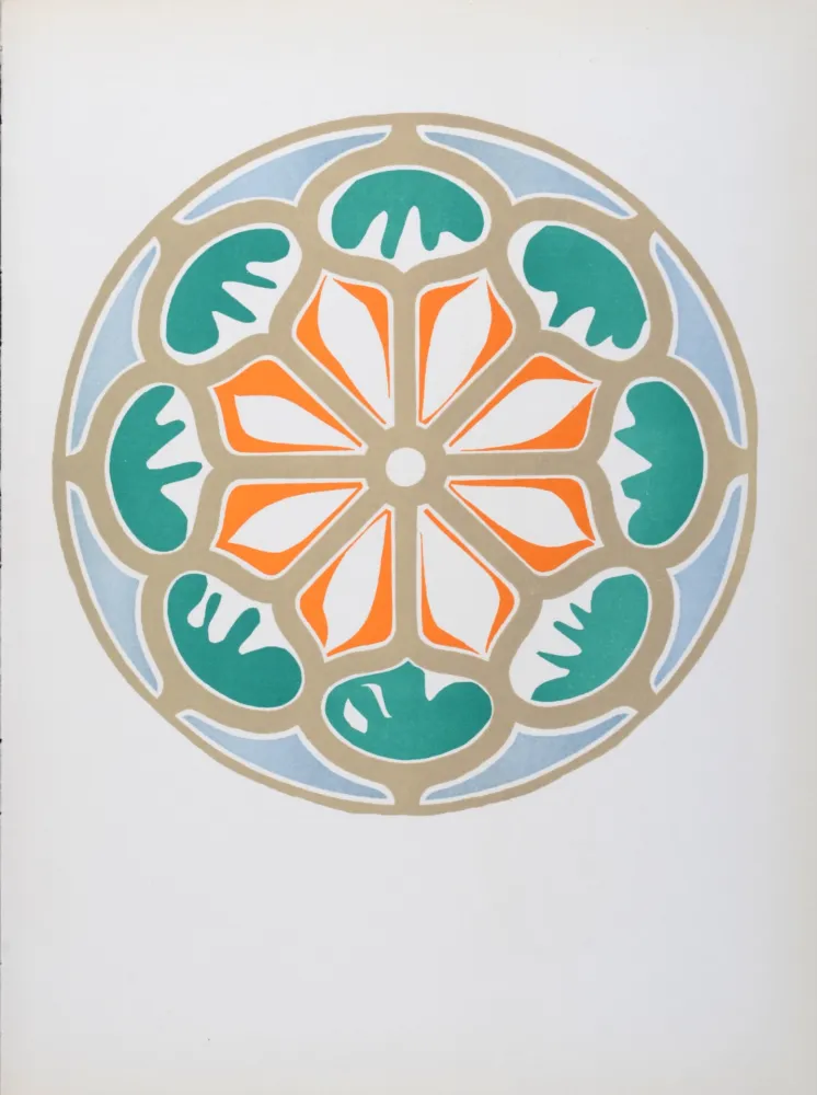Litografía Matisse (After) - Rosace, 1958