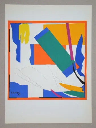 Litografía Matisse (After) - Souvenir d'Océanie, 1953
