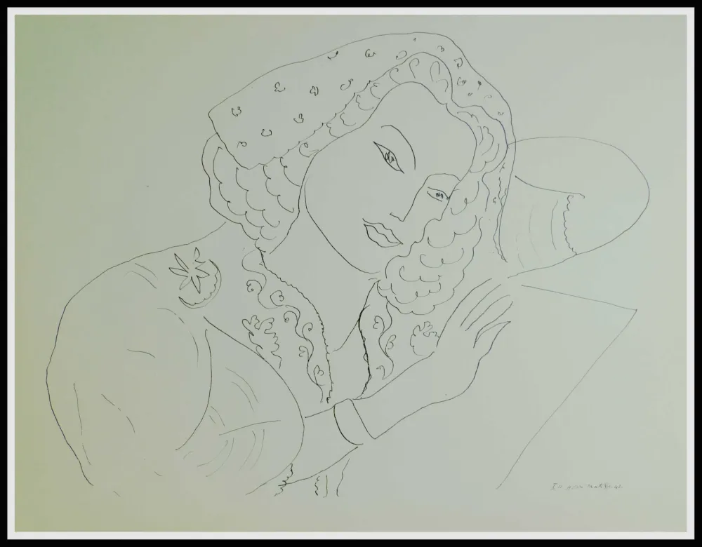 Litografía Matisse (After) - THEMES & VARIATIONS III