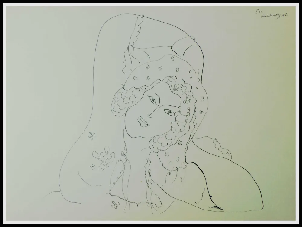 Litografía Matisse (After) - THEMES & VARIATIONS IV