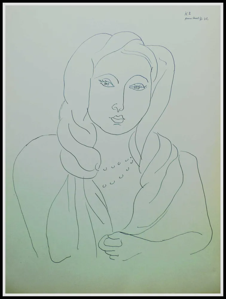 Litografía Matisse (After) - THEMES & VARIATIONS VII