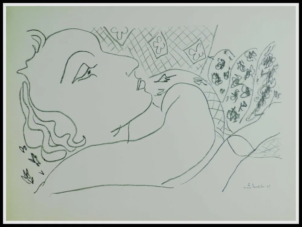 Litografía Matisse (After) - THEMES & VARIATIONS X