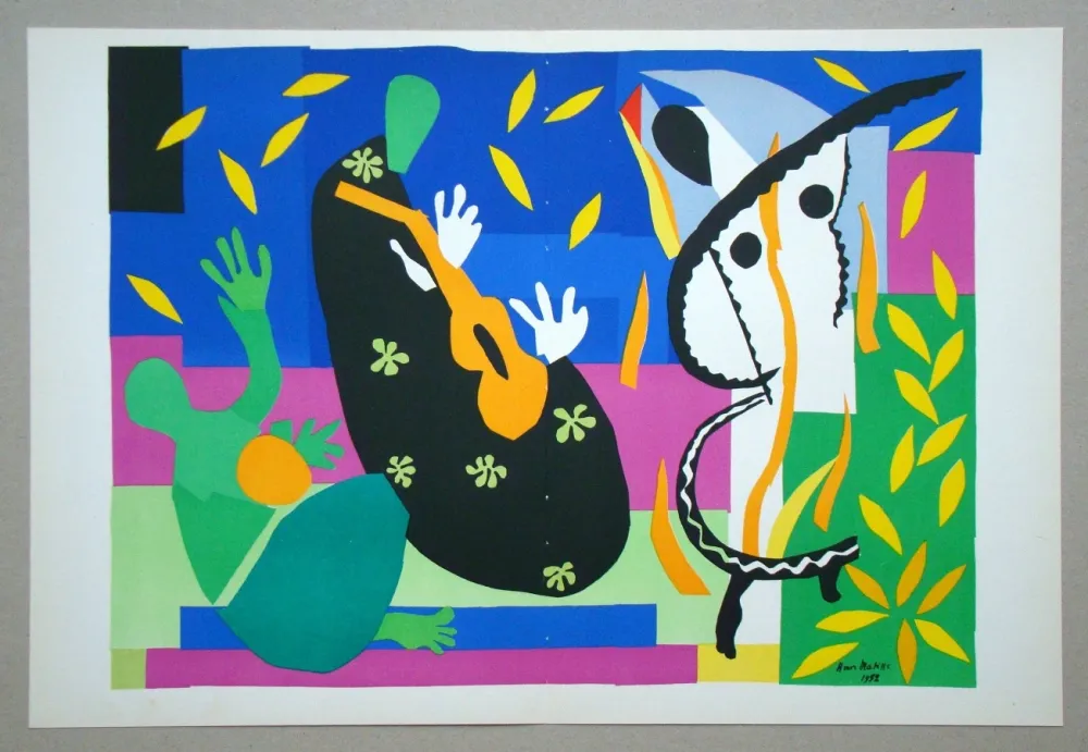 Litografía Matisse (After) - Tristesse du Roi