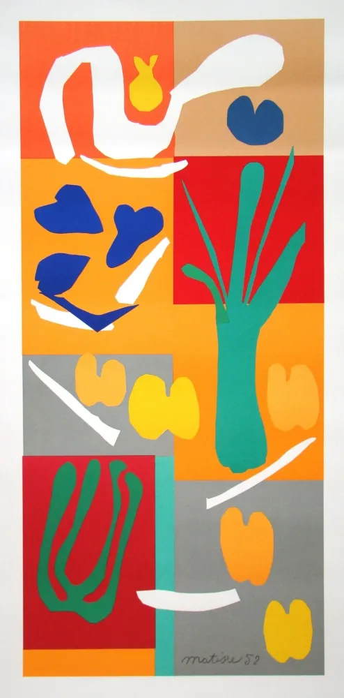 Litografía Matisse (After) - Végétaux