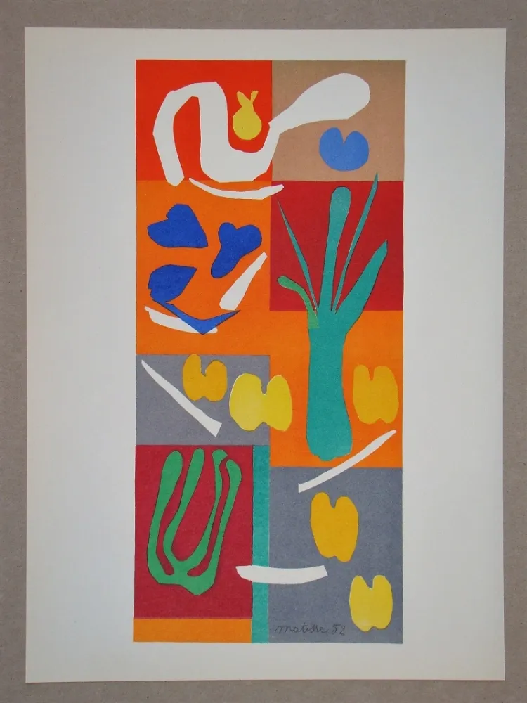 Litografía Matisse (After) - Végétaux - 1952