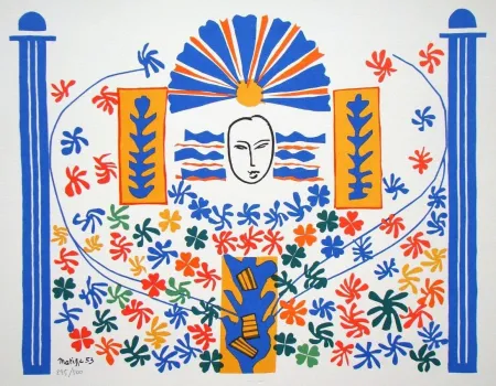 Litografía Matisse - Apollo